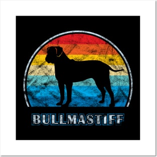 Bullmastiff Vintage Design Dog Posters and Art